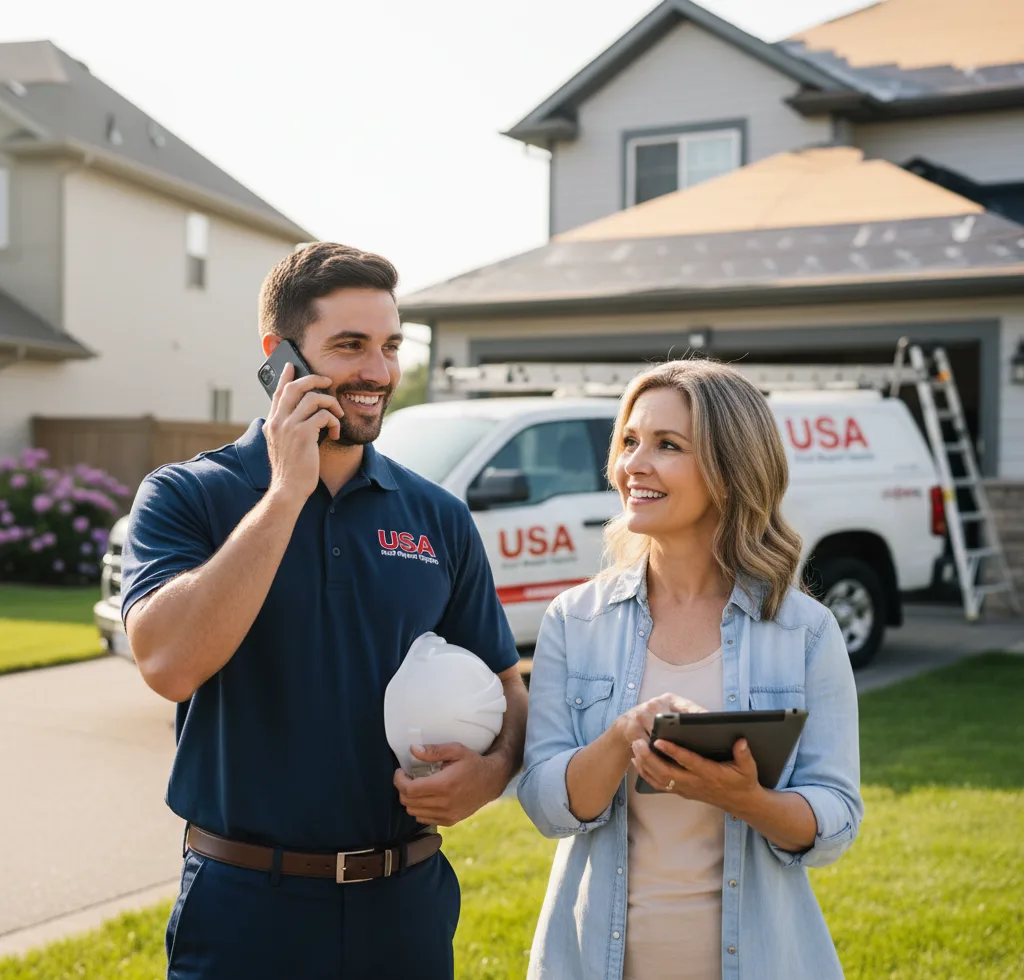 USA Roof Repair Experts customer support in La Cygne
